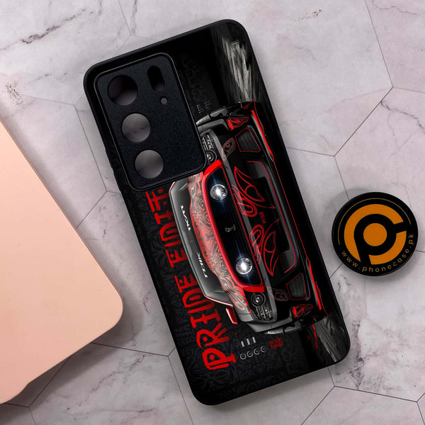Realme C75x 4G - Cobra X Racing Car - Premium Metal Printed soft Bumper shock Proof Case