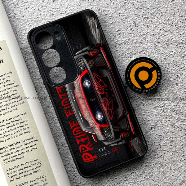 Vivo Y19s Pro - Cobra X Racing Car - Premium Metal Printed soft Bumper shock Proof Case