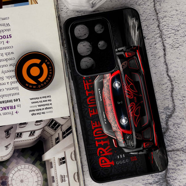 Vivo Y29 4G - Cobra X Racing Car - Premium Metal Printed soft Bumper Shock Proof Case