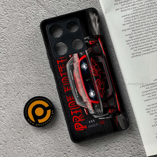 Infinix Note 30 Pro - Cobra X Racing Car - Premium Metal Printed soft Bumper shock Proof Case