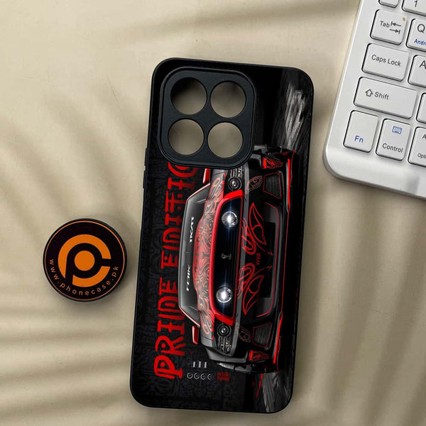 Honor X5b Plus - Cobra X Racing Car - Premium Metal Printed soft Bumper shock Proof Case