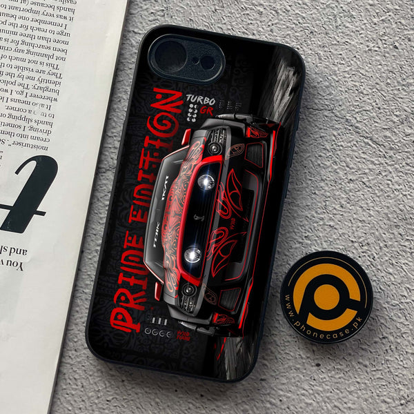 iPhone 16e - Cobra X Racing Car - Premium Metal  Printed soft Bumper shock Proof Case