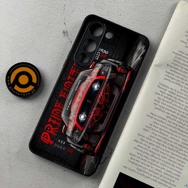 Vivo Y04 - Cobra X Racing Car - Premium Metal Printed soft Bumper shock Proof Case