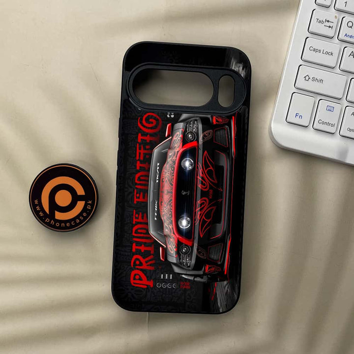 Google Pixel 10 Pro XL - Sport Car - Premium Metal Printed soft Bumper Shock Proof Case