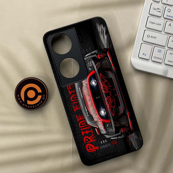 Honor x7b - Cobra X Racing Car - Premium Metal Printed soft Bumper shock Proof Case
