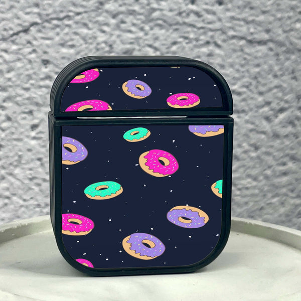 Apple Airpods 1/2 Case - Colorful Donuts - Front Back Premium Print