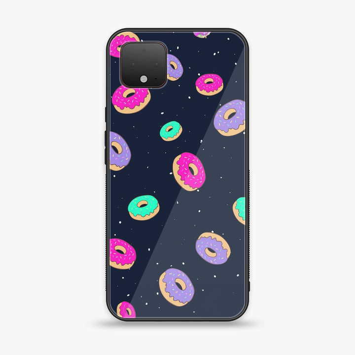 Google Pixel 4 - Colorful Donuts - Premium Metal Printed soft Bumper Shock Proof Case