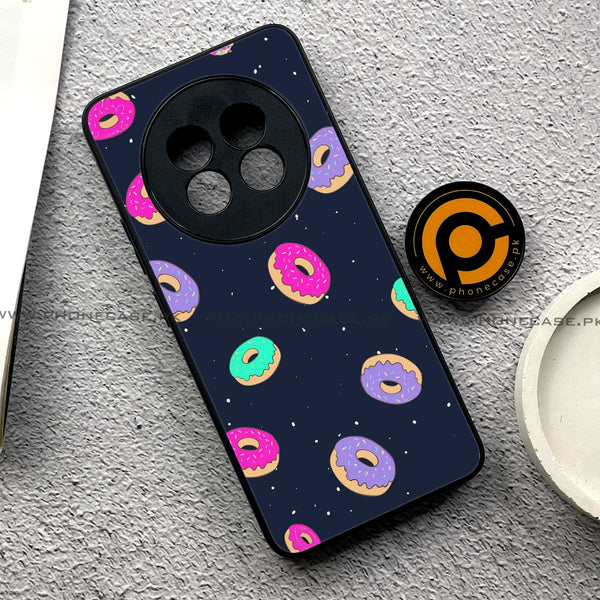 Realme 13 Pro Plus -  Colorful Donuts  - Premium Printed Metal soft Bumper shock Proof Case