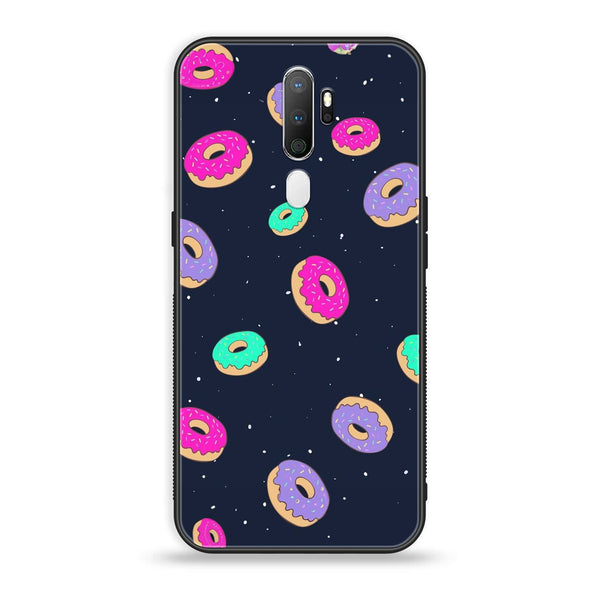 OPPO A5 2020 - Colorful Donuts -  Premium Printed Metal soft Bumper shock Proof Case