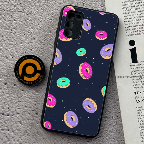 Samsung Galaxy A02s - Colorful Donuts - Premium Printed Metal Case