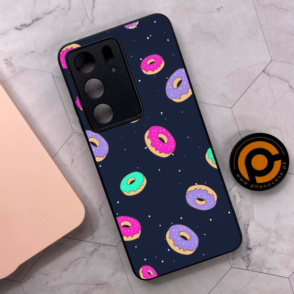 Realme C75x 4G - Colorful Donuts - Premium Metal Printed soft Bumper shock Proof Case
