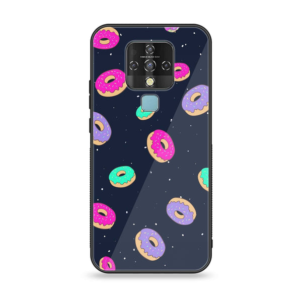 Tecno Camon 16 - Colorful Donuts - Premium Printed Glass Case