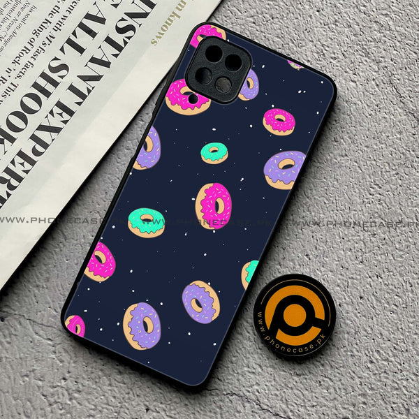 Samsung Galaxy A12 - Colorful Donuts - Premium Printed Glass Case