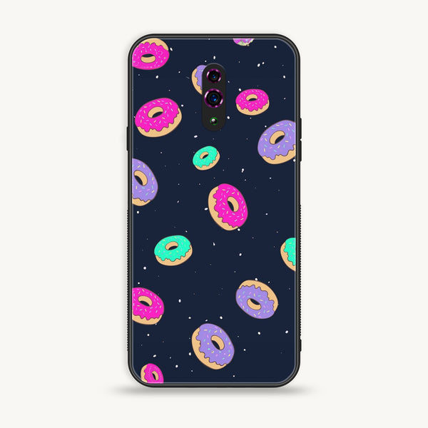 OPPO Reno - Colorful Donuts - Premium Printed Glass Case