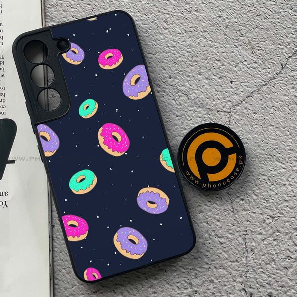 Samsung Galaxy S22 - Colorful Donuts - Premium Metal Printed soft Bumper shock Proof Case