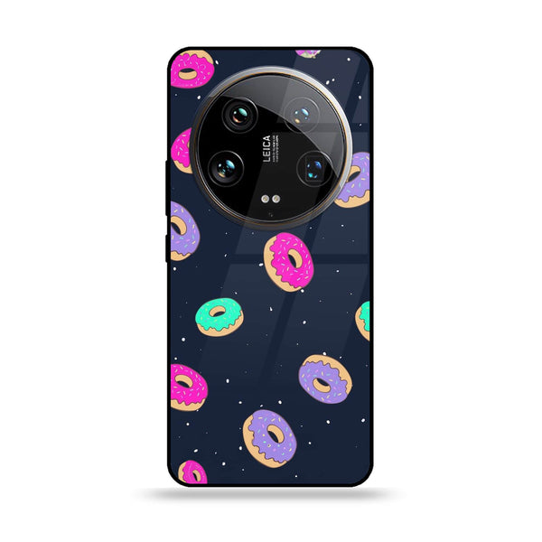 Xiaomi 14 Ultra - Colorful Donuts -  Premium Printed Metal soft Bumper shock Proof Case