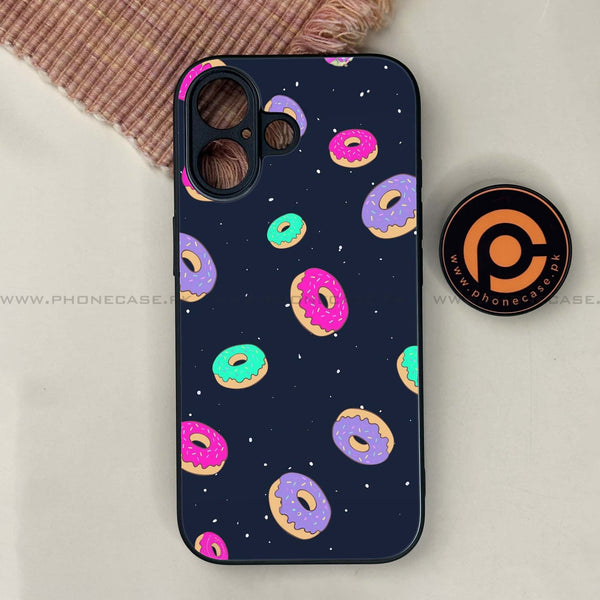 iPhone 17 - Colorful Donuts - Premium Metal Printed soft Bumper shock Proof Case