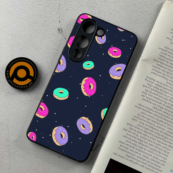 Vivo Y04 - Colorful Donuts - Premium Metal Printed soft Bumper shock Proof Case