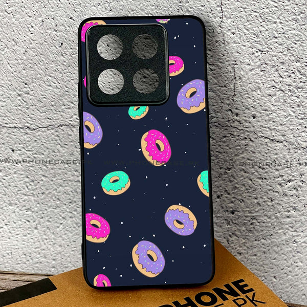 Xiaomi 14T - Colorful Donuts - Premium Printed Glass soft Bumper shock Proof Case