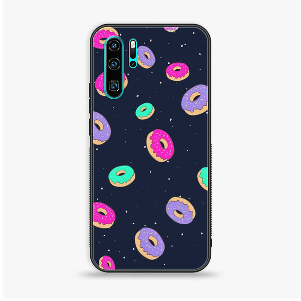 Huawei P30 Pro - Colorful Donuts - Premium Printed Glass Case