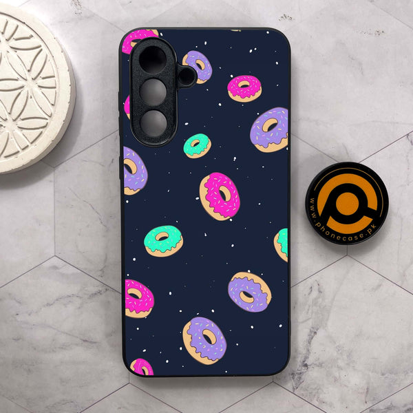 Samsung Galaxy A26 5G - Colorful Donuts  - Premium Metal Printed soft Bumper shock Proof Case