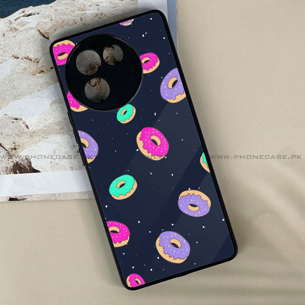 Vivo V30E - Colorful Donuts -  Premium Printed Metal soft Bumper shock Proof Case