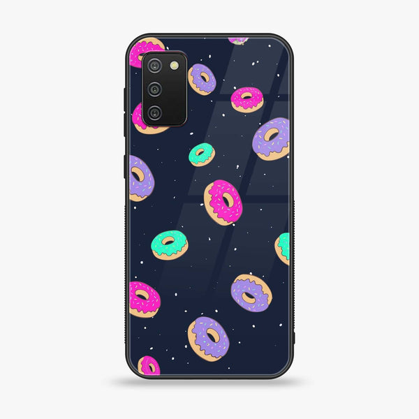 Samsung Galaxy A02s - Colorful Donuts - Premium Printed Glass Case