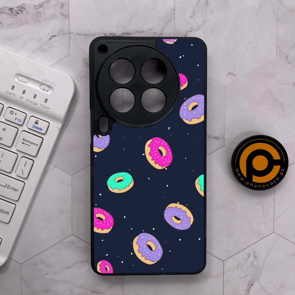 Tecno Camon 30 Premier - Colorful Donuts - Premium Metal Printed soft Bumper shock Proof Case