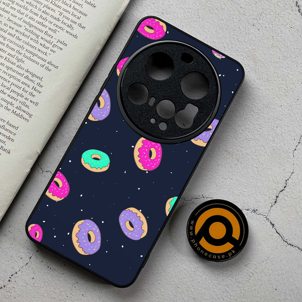 Xiaomi 15 Ultra - Colorful Donuts - Premium Metal Printed Soft Bumper Shockproof Case