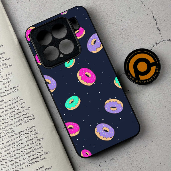Xiaomi 15 - Colorful Donuts - Premium Metal Printed soft Bumper shock Proof Case