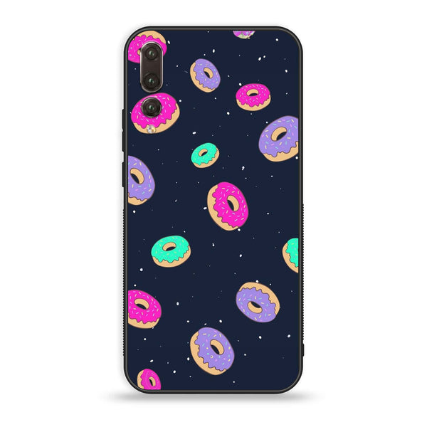 Huawei P20 Plus - Colorful Donuts - Premium Printed Glass Case