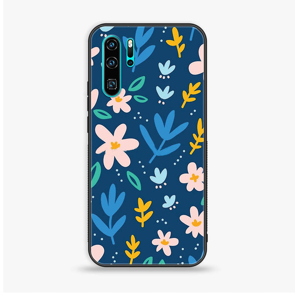 Huawei P30 Pro - Colorful Flowers - Premium Printed Glass Case