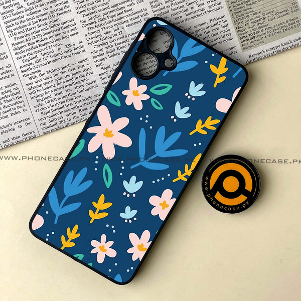 Samsung Galaxy A06 -  Colorful Flowers - Premium Metal Printed soft Bumper shock Proof Case