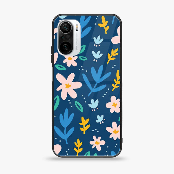 Xiaomi Poco F3 - Colorful Flowers -  Premium Printed Metal soft Bumper shock Proof Case