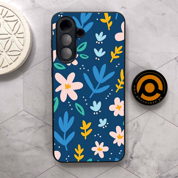 Samsung Galaxy A26 5G - Colorful Flowers  - Premium Metal Printed soft Bumper shock Proof Case