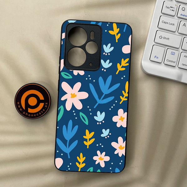 Realme 14T 5G - Colorful Flowers - Premium Metal Printed soft Bumper Shock Proof Case