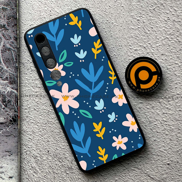 Xiaomi Mi 10 - Colorful Flowers - Premium Printed Metal soft Bumper shock Proof Case