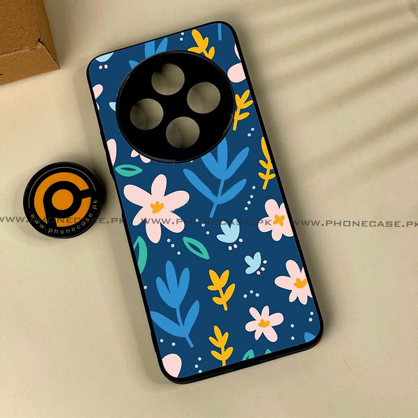 Xiaomi Poco C75 4G - Colorful Flowers -  Premium Printed Metal soft Bumper shock Proof Case