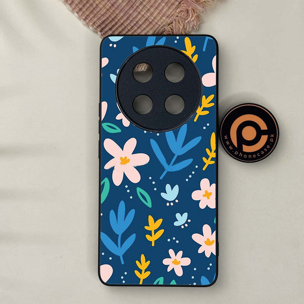 Honor X9c 5G - Colorful Flowers - Premium Metal Printed soft Bumper shock Proof Case