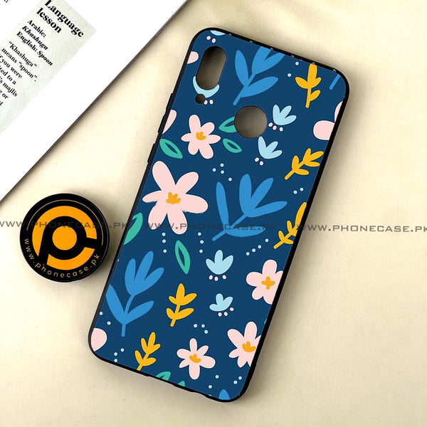 Huawei Nova 3 - Colorful Flowers - Premium Printed Glass soft Bumper Shock Proof Case