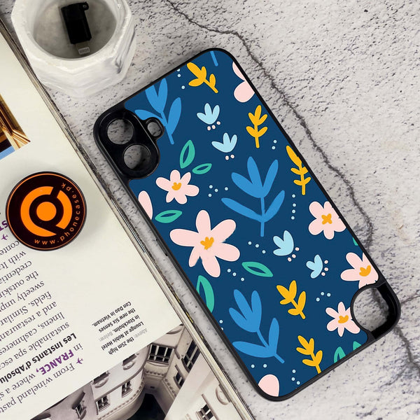 Nothing CMF Phone 1 - Colorful Flowers - Premium Metal Printed soft Bumper Shock Proof Case