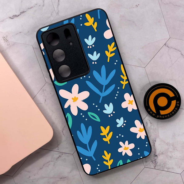 Realme C75x 4G - Colorful Flowers - Premium Metal Printed soft Bumper shock Proof Case