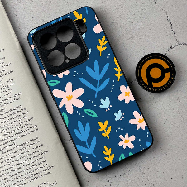 Xiaomi 15 - Colorful Flowers - Premium Metal Printed soft Bumper shock Proof Case