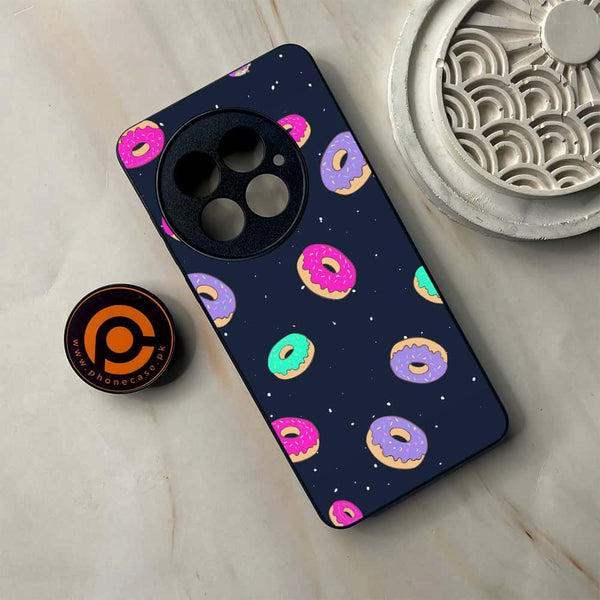 OnePlus 13 - Colorful Donuts - Premium Metal Printed soft Bumper shock Proof Case