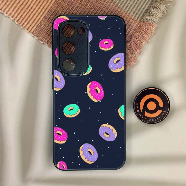 Tecno Spark 40 Pro Plus - Colorful Donuts - Premium Metal Printed soft Bumper shock Proof Case
