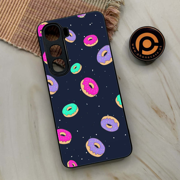 Vivo Y400 - Colorful Donuts - Premium Metal Printed soft Bumper shock Proof Case CS-43368