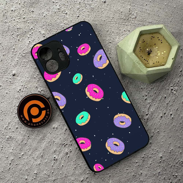 Nothing Phone 2 - Colorful Donuts - Premium Metal Printed soft Bumper shock Proof Case