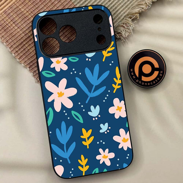 iPhone 17 Pro Max - Colorful Flowers - Premium Metal Printed soft Bumper shock Proof Case
