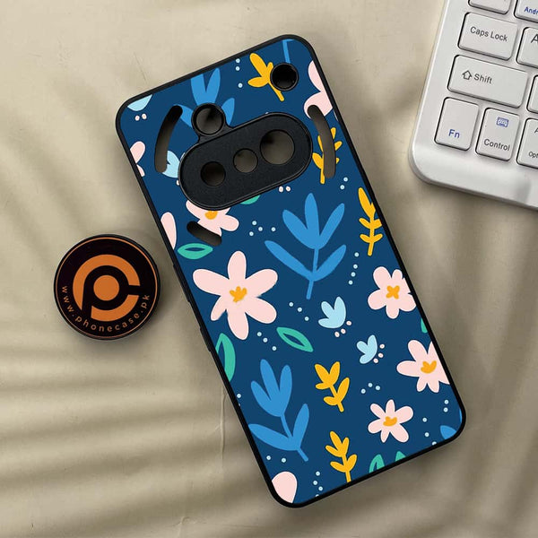 Nothing Phone 3a - Colorful Flowers - Premium Metal Printed soft Bumper shock Proof Case