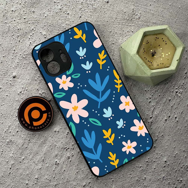 Nothing Phone 2 - Colorful Flowers - Premium Metal Printed soft Bumper shock Proof Case